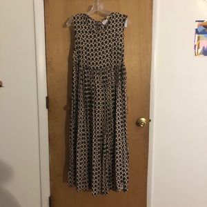 Vintage Floral Maxi Dress